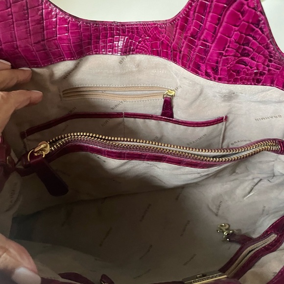 Brahmin Elisa. Gorgeous violet color. Worn once - Picture 8 of 8